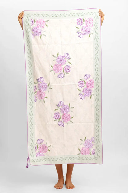 Reversible Packable Beach Towel / Lavender Tea FINAL SALE