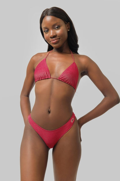 Martini Triangle Top / Ruby Shimmer FINAL SALE
