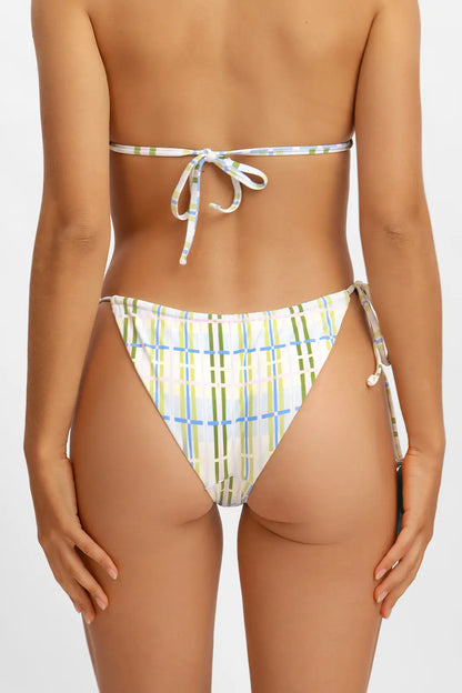 Pia Side-Ties Medium Bottoms / Sorbet Stripe Ribbed FINAL SALE