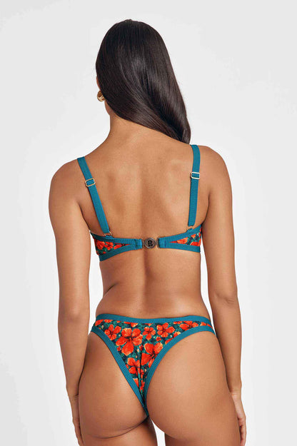 Maxine Bandeau Top / Paradise Blooms
