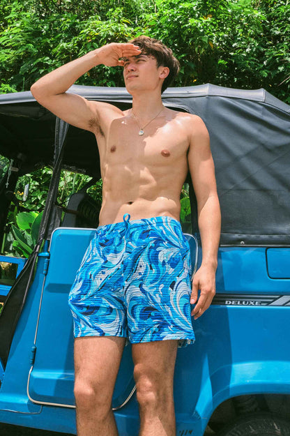 Men's Swim Shorts / Blue Crush