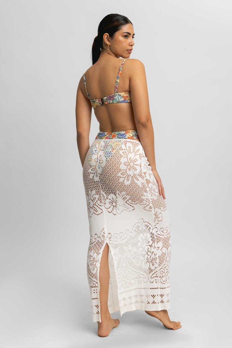 Alina Maxi Skirt / White Lace FINAL SALE