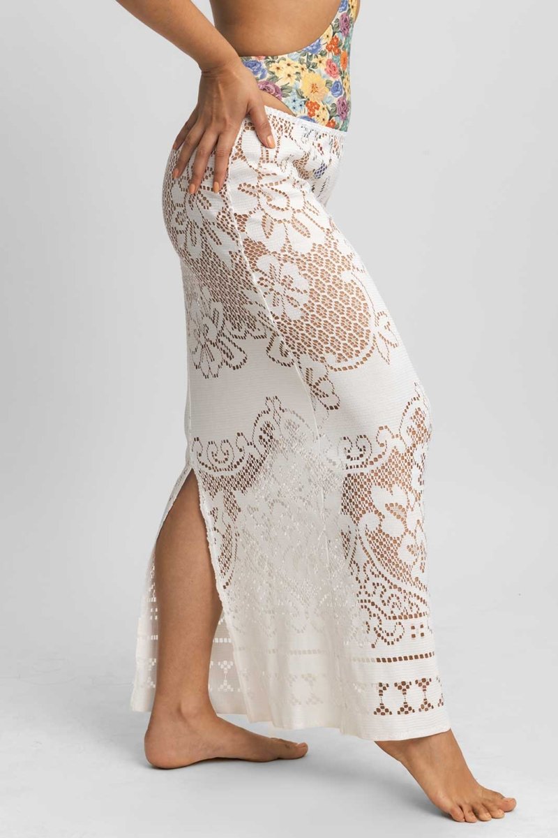 Alina Maxi Skirt / White Lace FINAL SALE
