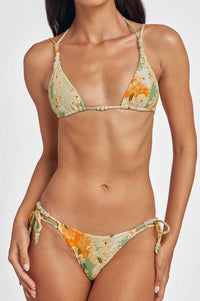 Vera Double Strap Triangle Top / Tres Sirenas