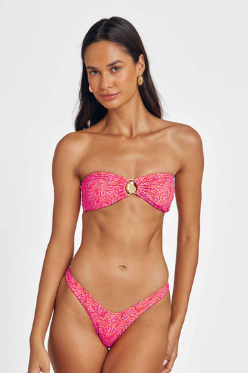 Shelby Bandeau Top / Spice Isle