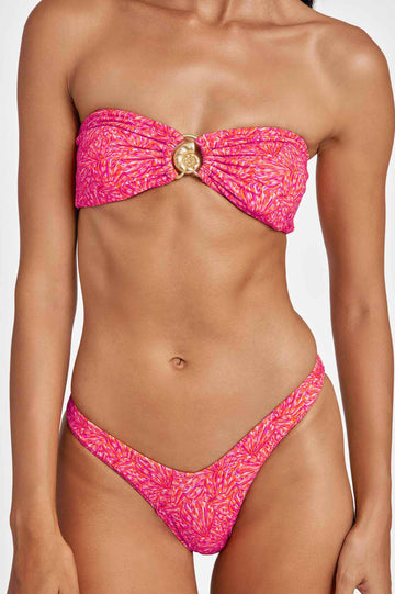 Shelby Bandeau Top / Spice Isle