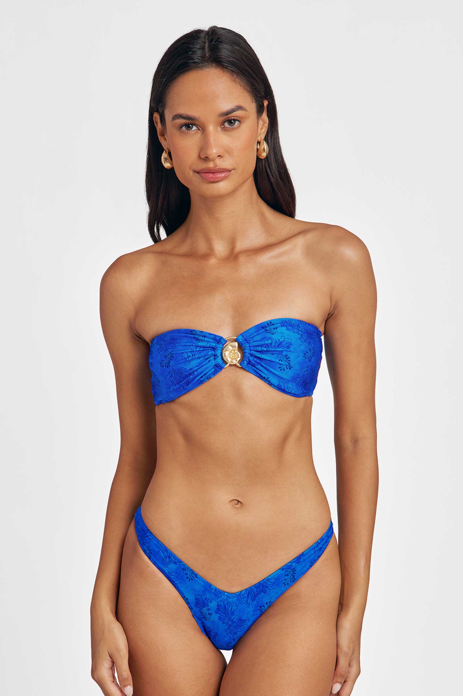 Shelby Bandeau Top / Reef Blue