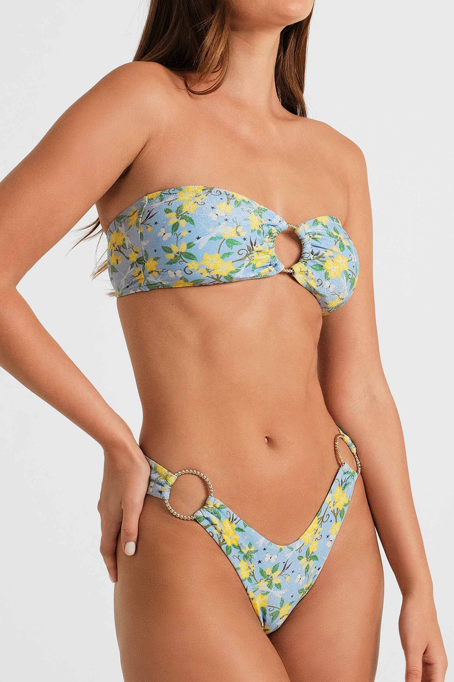 Kaila Bandeau Top / Dreamfield Shimmer