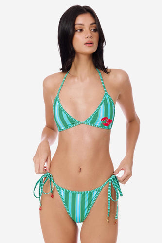 Quinn Triangle Top / Good Catch Stripe