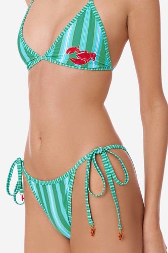 Quinn String Medium Bottoms / Good Catch Stripe