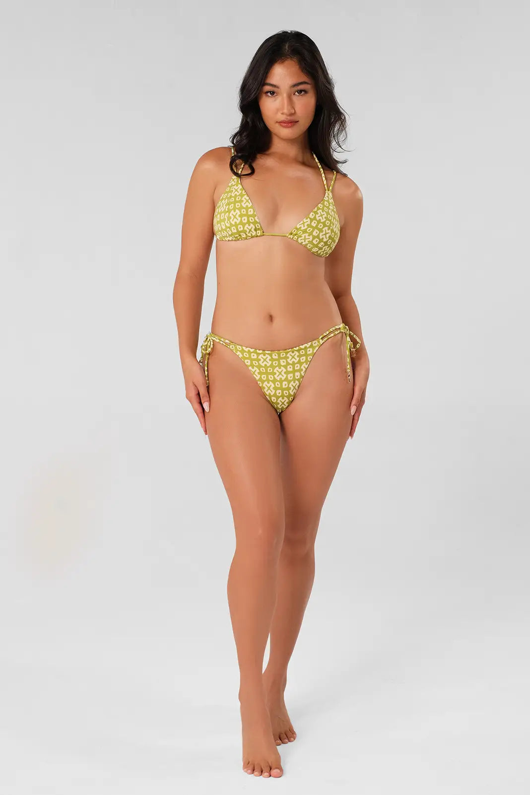 Vera Double Strap Cheeky Bottoms / Kiwi