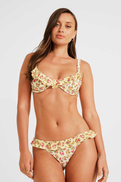 Makayla Frilled Underwire Top / Marabella