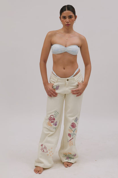 Lauren Embroidered Pants / Spellbound FINAL SALE