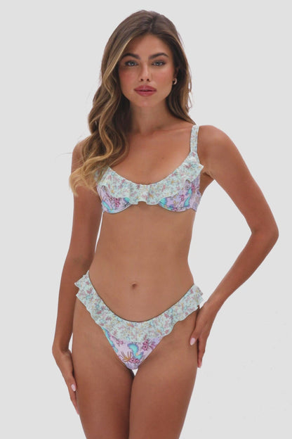 Makayla Frilled Cheeky Bottoms / Siren Song FINAL SALE