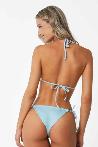 Vera Double Strap Cheeky Bottoms / Sky Glow