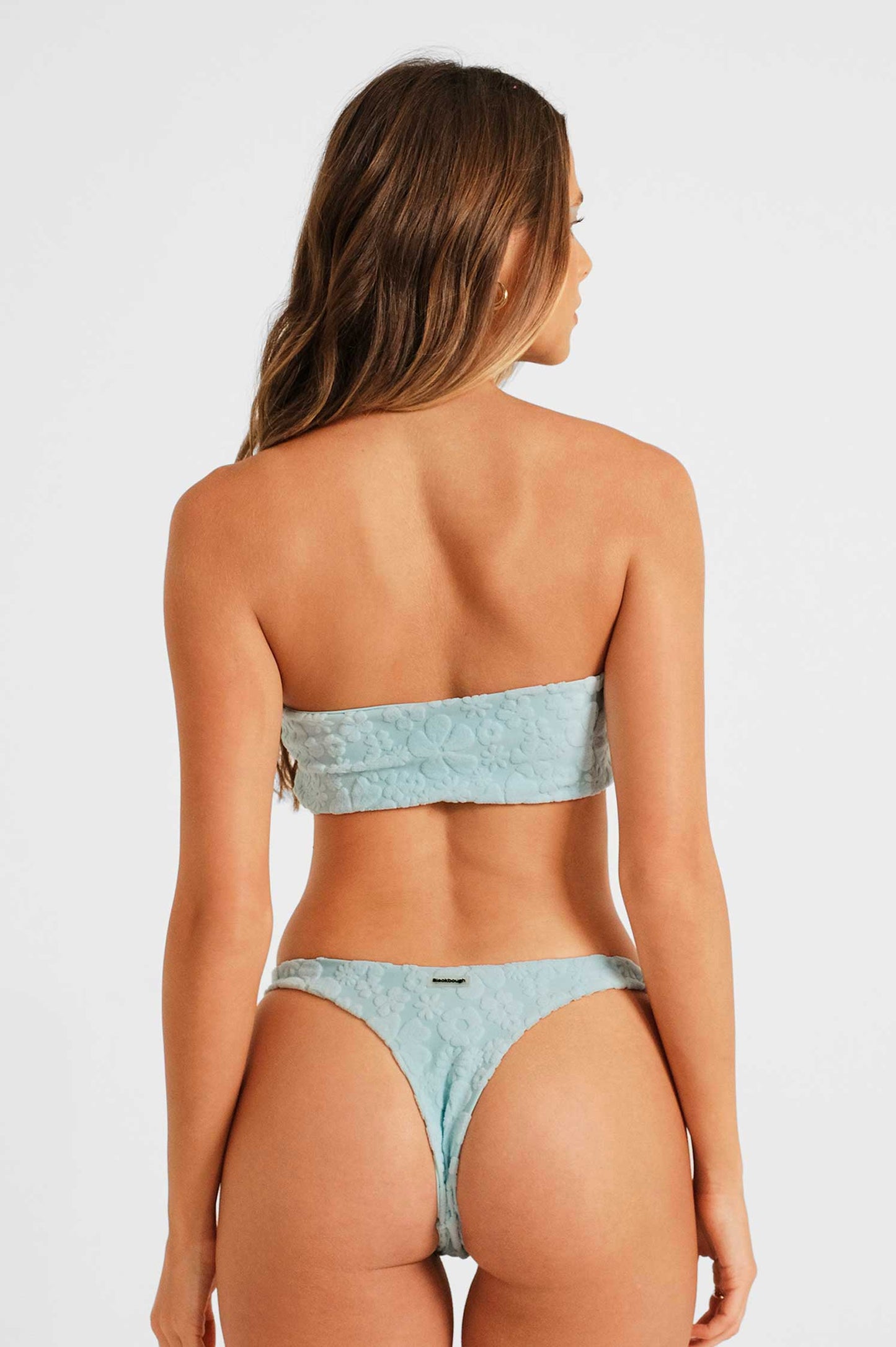 Palmo Thong Cheeky Bottoms / Sugar Jacquard FINAL SALE