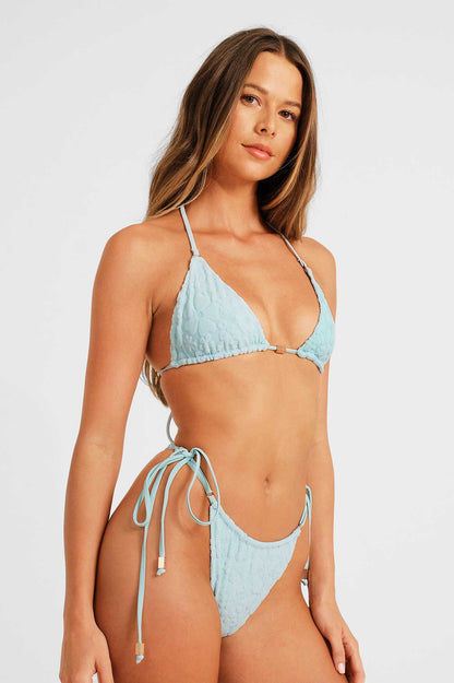 Maddy String Cheeky Bottoms / Sugar Jacquard FINAL SALE