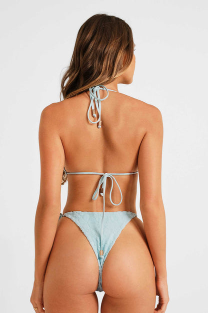 Maddy String Cheeky Bottoms / Sugar Jacquard FINAL SALE