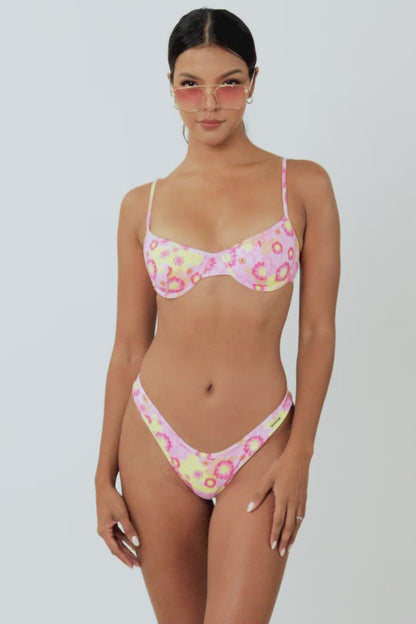 Fiona High Rise Cheeky Bottoms / Pink Fairyland FINAL SALE